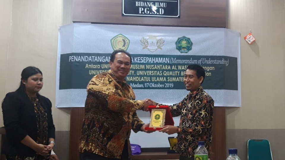 Read more about the article Nota Kesepahaman MoU Universitas Quality Berastagi Dengan Universitas Muslim Nusantara Al-Wasliyah