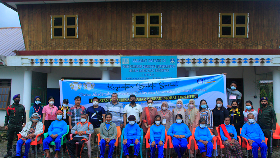 Read more about the article Bakti Sosial Di Pusat Pelayanan Orang Tua Sejahtera (PPOS) Suka Makmur GBKP Sibolangit