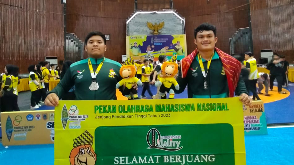 Read more about the article Mahasiswa UQB Meraih Medali Perak di POMNas XVIII 2023 Kalimantan Selatan
